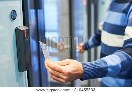 Poster: using electronic card key for
