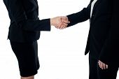 stock photo of handshake  - Business deal handshake - JPG 