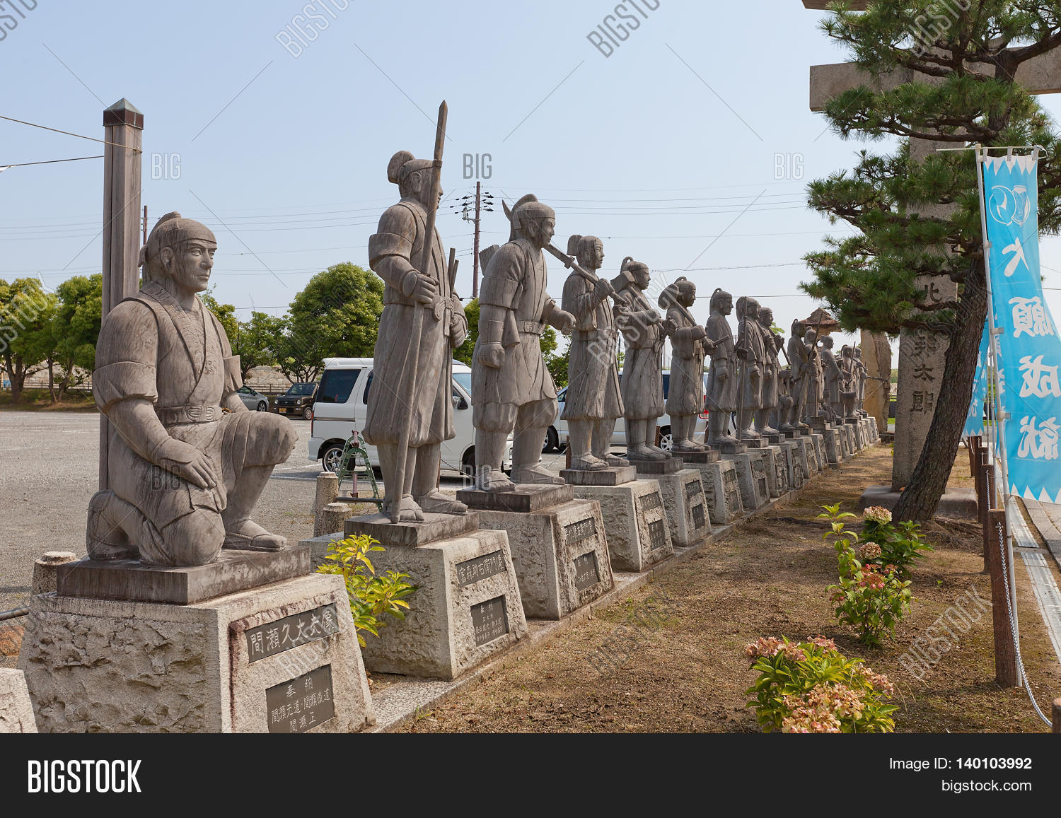 AKO JAPAN JULY 18 2016 Statues Image & Photo Bigstock