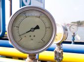 picture of pressure  - Pressure meters for checking the pressure in gas pipelines - JPG 
