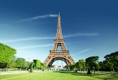 stock photo of france  - Eiffel tower - JPG 