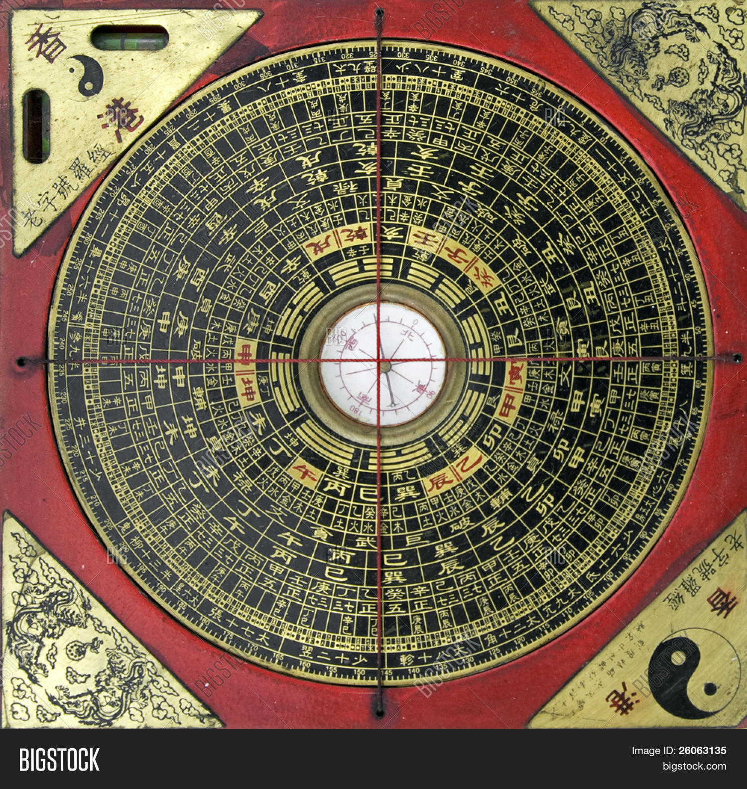 antique chinese compass for feng shui Stock Photo & Stock Images Bigstock