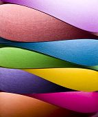 pic of possibility  - Colored paper background stacked in wedges - JPG 