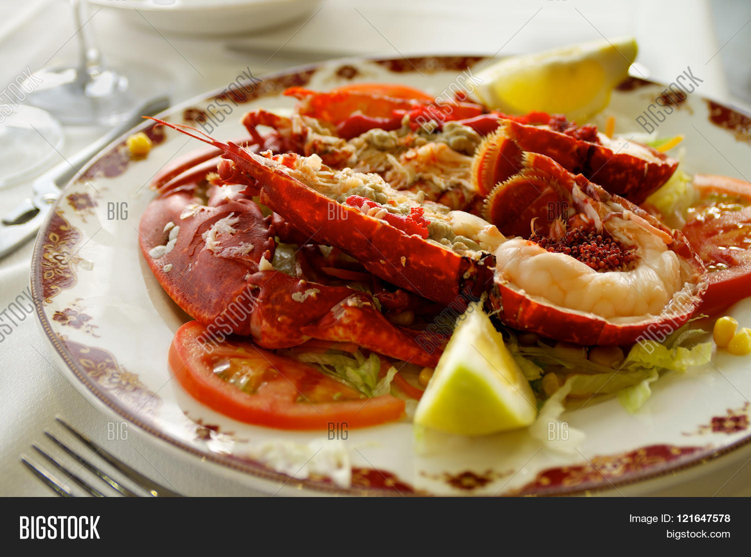 Gourmet Grilled Lobster Stock Photo & Stock Images Bigstock