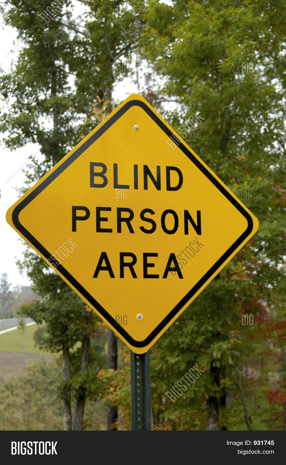 Sign Blind Person Stock Photo & Stock Images Bigstock