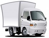 foto of truck  - Vector cartoon delivery truck - JPG 