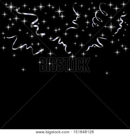 black birthday background
