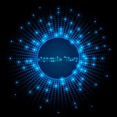 picture of futuristic  - EPS10 Colorful Dots Abstract Vector Background - JPG 