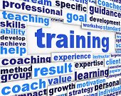 stock photo of technology concept  - Training message conceptual design - JPG 