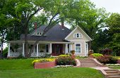 picture of house  - Extremely colorful classic restored house in rural city - JPG 
