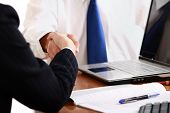 image of handshake  - Handshake of business partners - JPG 