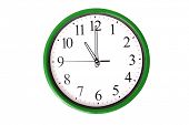 foto of clock  - A clock of a serie showing 11 o - JPG 