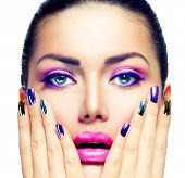 stock photo of gloss  - Beauty Makeup - JPG 