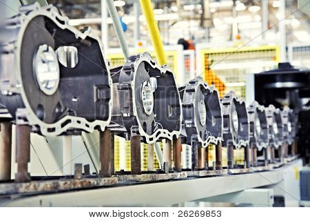 Picture or Photo of Manufacturing parts for car engine