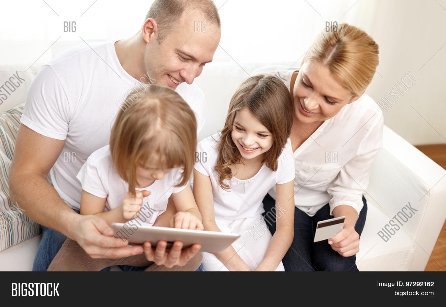 Family Shopping Technology Image Photo Bigstock Family Shopping Technology Image Photo Bigstock