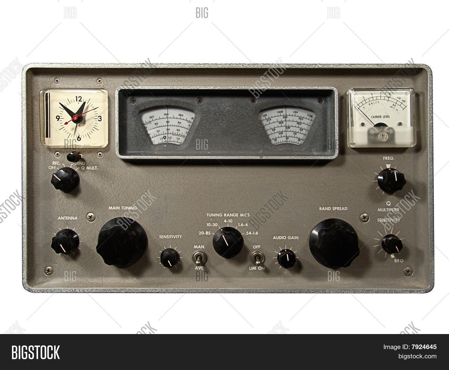 Vintage Shortwave Radio Image & Photo Bigstock