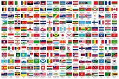 picture of world  - 216 Official flags of the world in alphabetical order - JPG 
