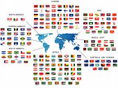 picture of country  - Vector Flags of all countries in by the region of the world - JPG 