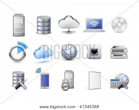 数据库 矢量|矢量绘图的数据库服务器