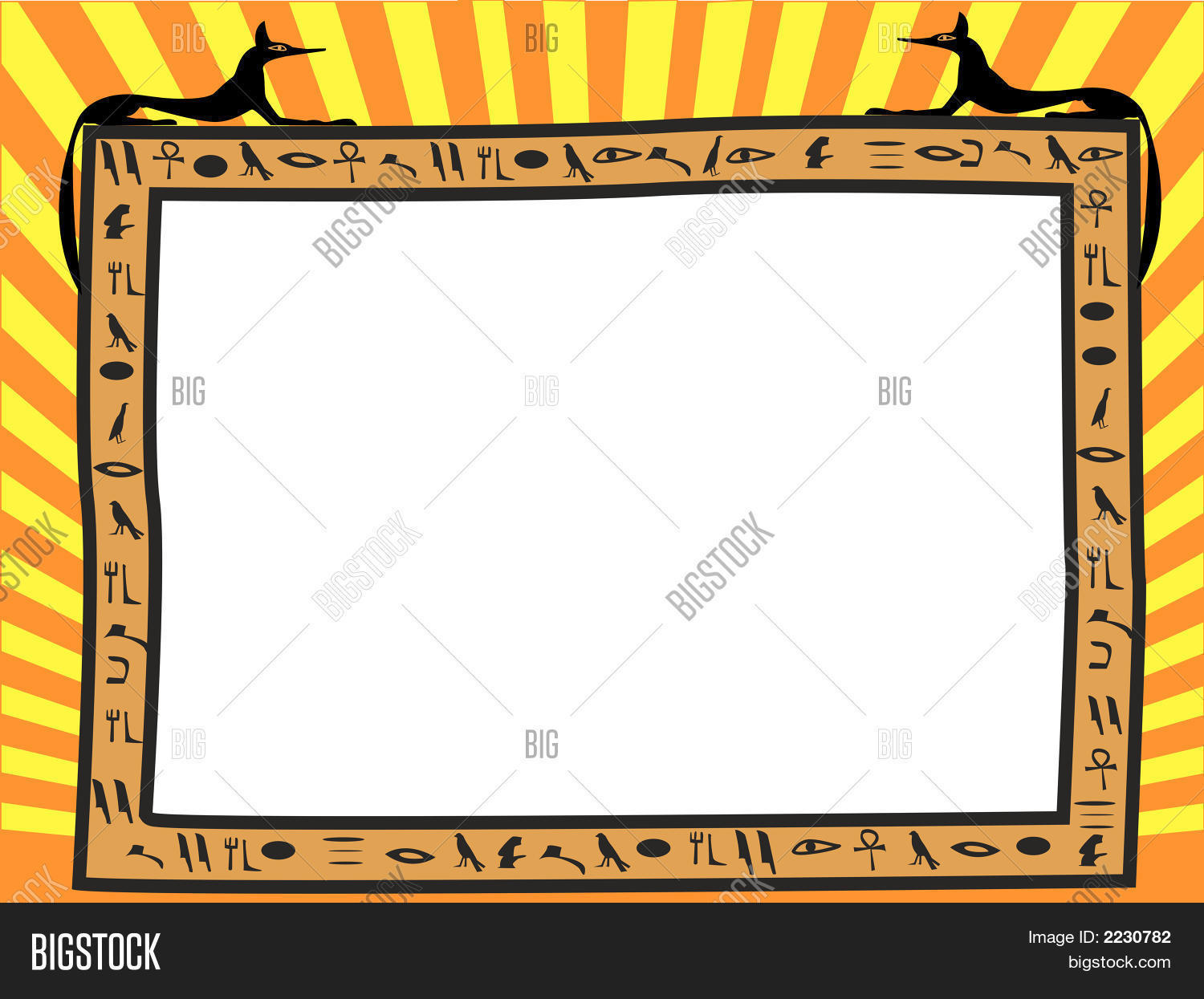 Frame Egyptian Style Vector & Photo Bigstock