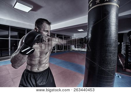 Poster: Muay Thai Fighter Working With