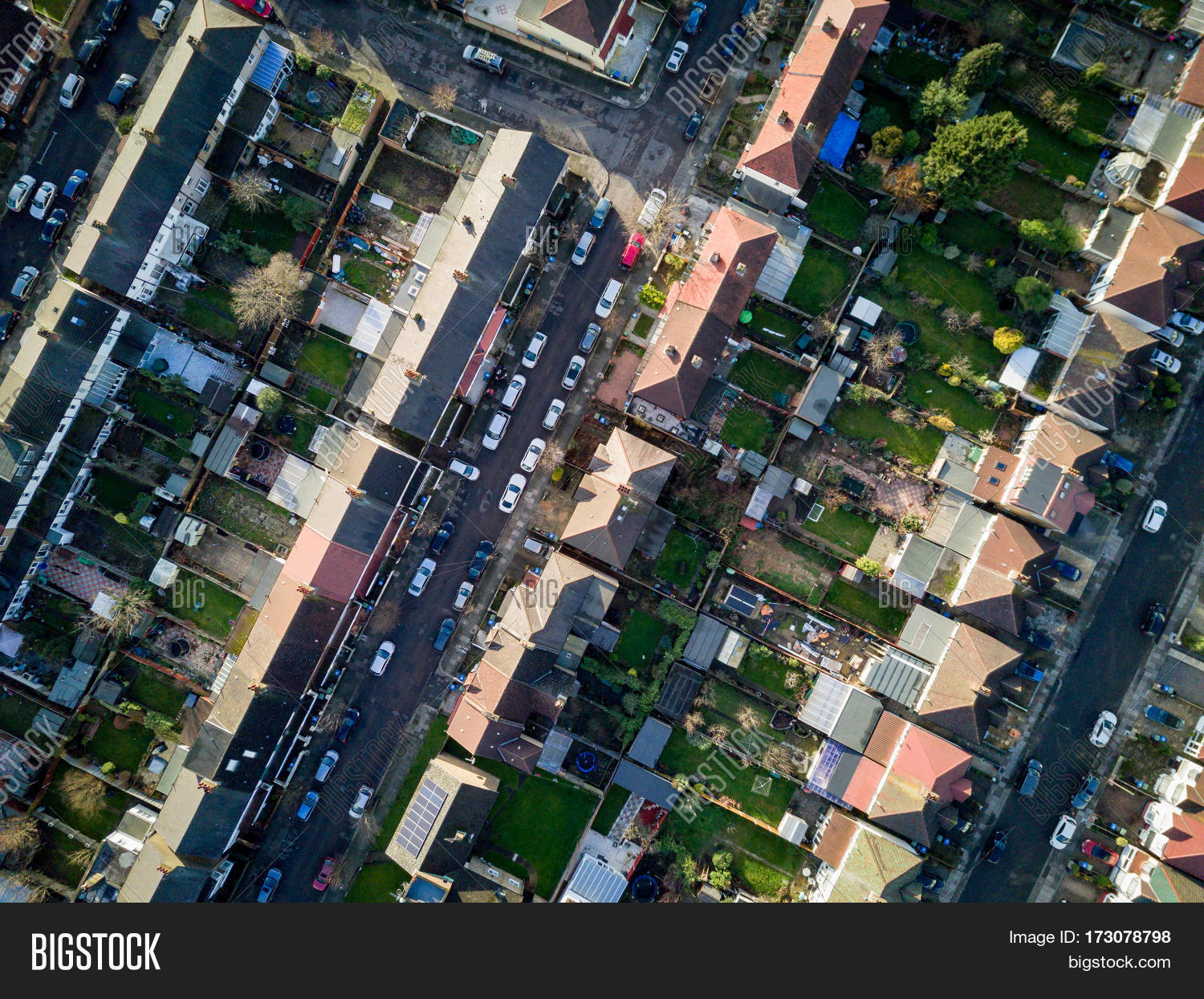 London Suburbs, Aerial View. Aerial Image & Photo Bigstock