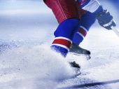 picture of sports  - team sport goal scoring ice hockey action - JPG 