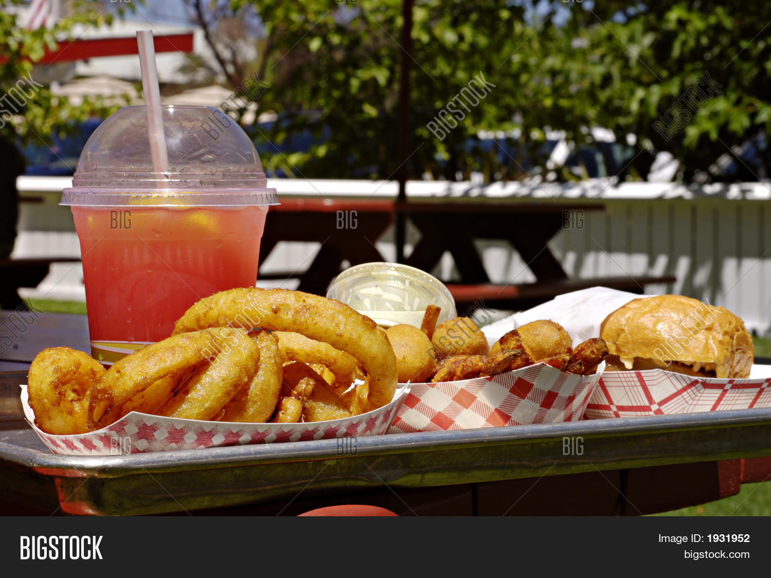 Fast Food Picnic Lunch Image & Photo Bigstock