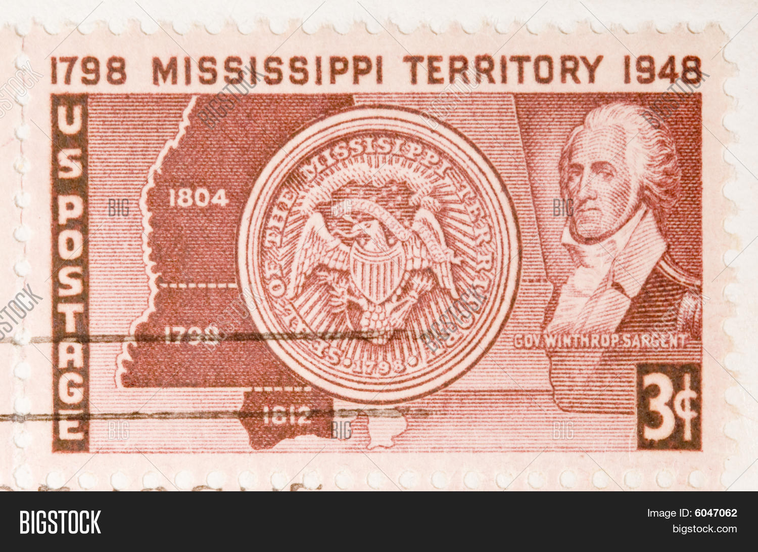 Vintage Postage Stamp Mississippi Image & Photo Bigstock