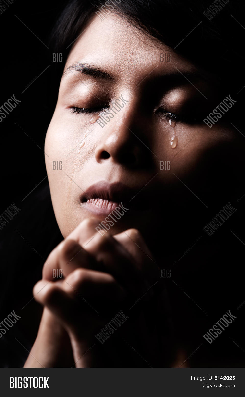 Tears In Praying Stock Photo & Stock Images Bigstock