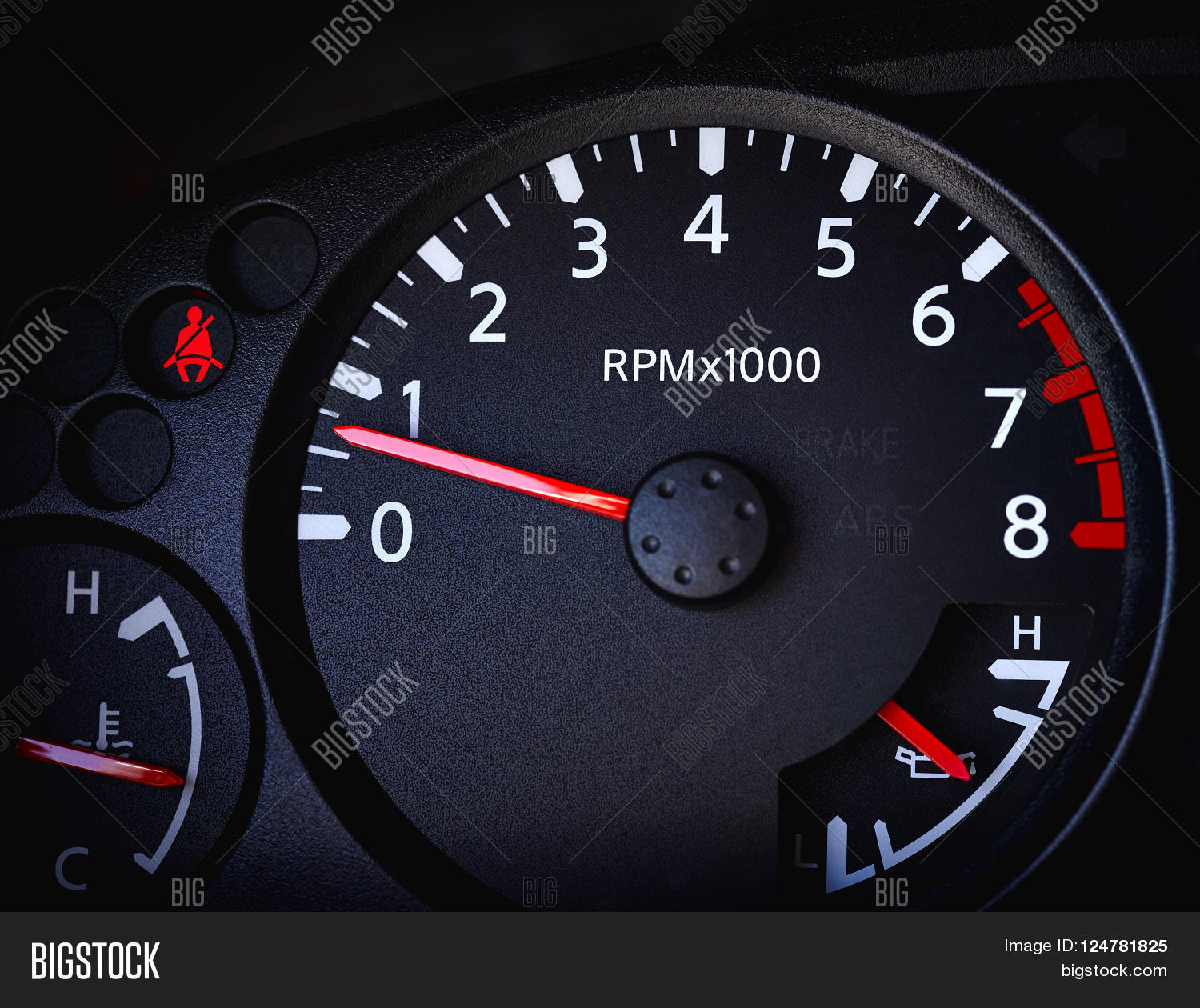Close Car Tachometer Temperature Image & Photo Bigstock