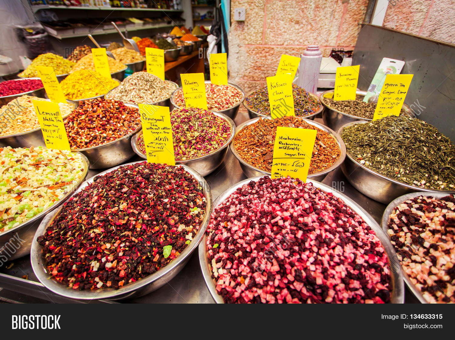 Different Types Herbal Tea Slices Image & Photo Bigstock
