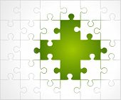 picture of puzzle  - Vector puzzle background - JPG 