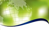 stock photo of globe  - Editable abstract background with globe for presentations - JPG 