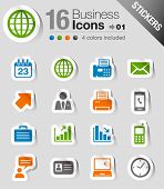 picture of globe  - Glossy Stickers  - JPG 