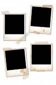 foto of  photo  - Collection of empty vintage photo frames - JPG 