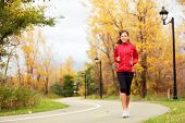 picture of fitness  - Running in Fall - JPG 