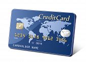 picture of payment  - Embossed plastic payment card - JPG 