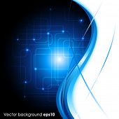 stock photo of future technology  - Abstract technology background - JPG 