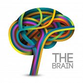 foto of illustration  - Creative concept of the brain - JPG 