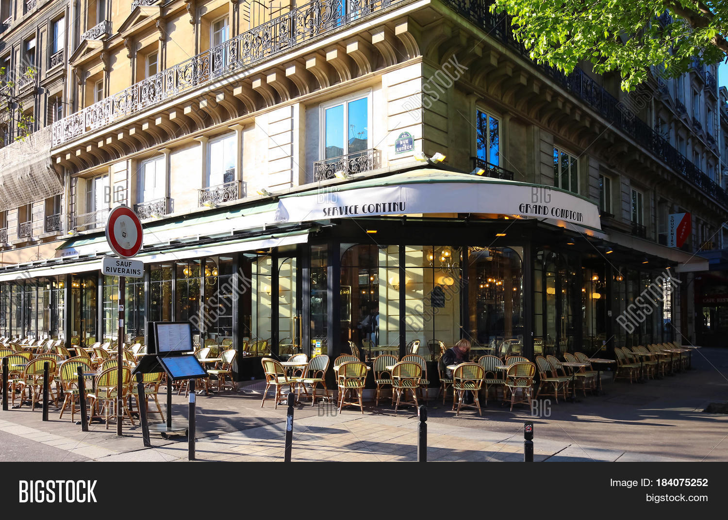 paris france 23 april 2017 : the traditional french cafe "deux paris france 23 april 2017 : the traditional french cafe "deux