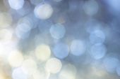 foto of glisten  - blue white christmas illumination off focus background - JPG 