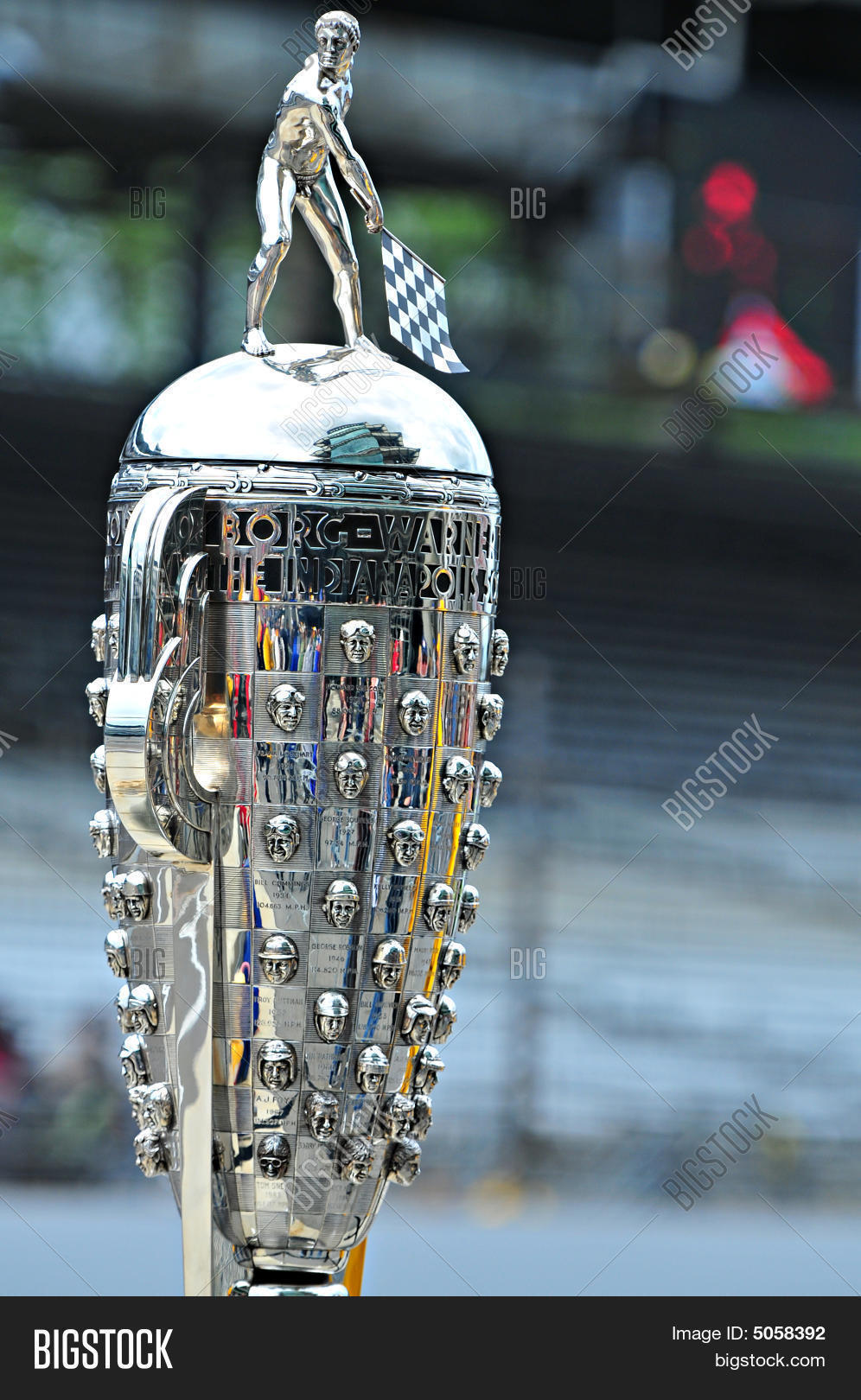 Indy 500 Champion Trophy Image & Photo Bigstock