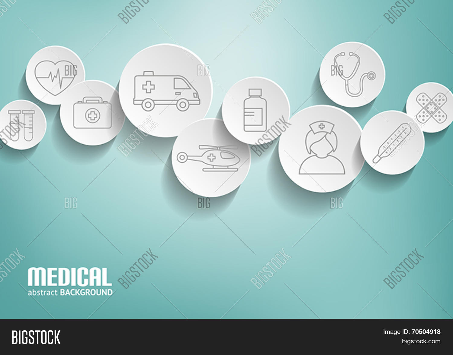 Medical Background Icons Vector Photo Bigstock