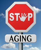 foto of stay  - stop aging stay young forever staying and looking younger than you are not growing old - JPG 