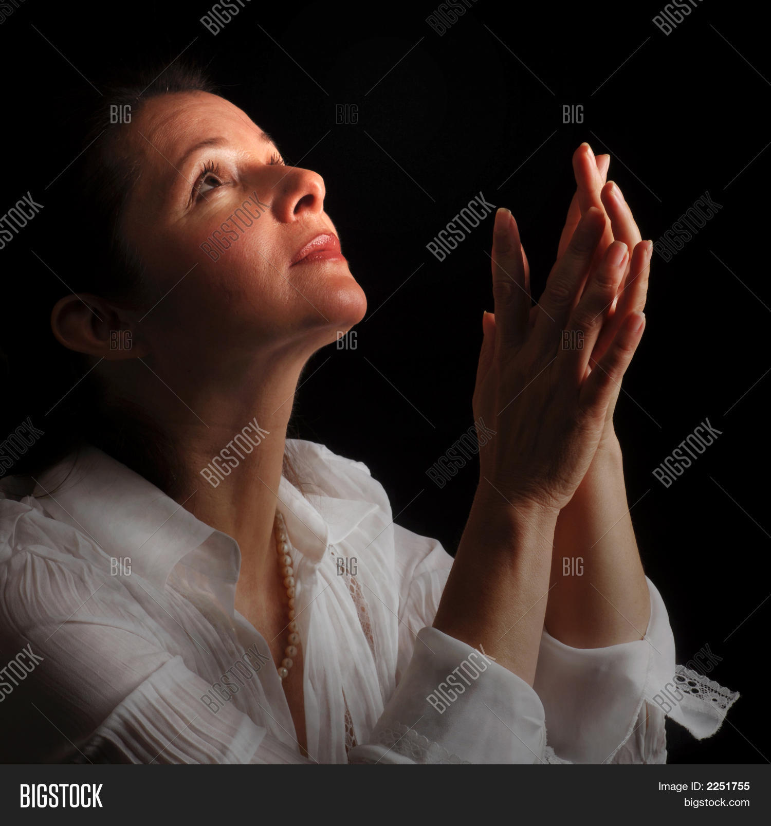 Woman In Prayer Stock Photo And Stock Images Bigstock