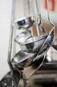 image of close-up  - Close up of Kitchen utensils in a kitchen - JPG 