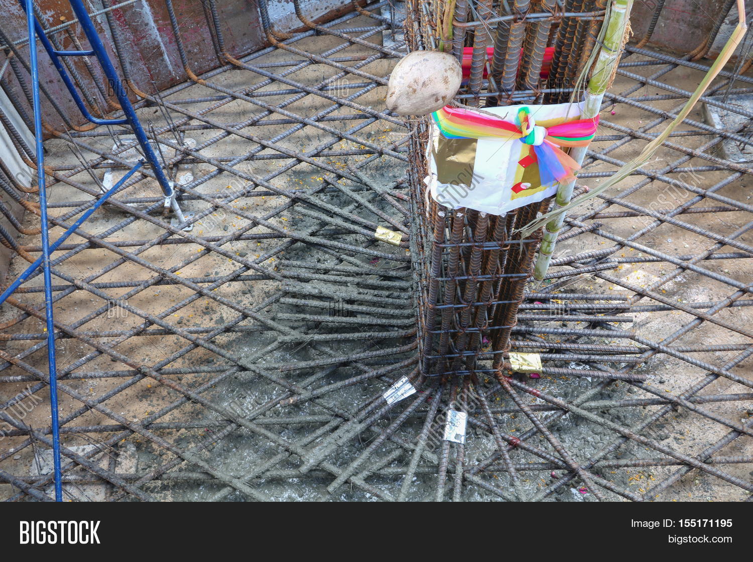 Steel Bars Reinforced Concrete Image & Photo Bigstock