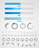 picture of simplicity  - Collection of modern preloaders and progress loading bars - JPG 