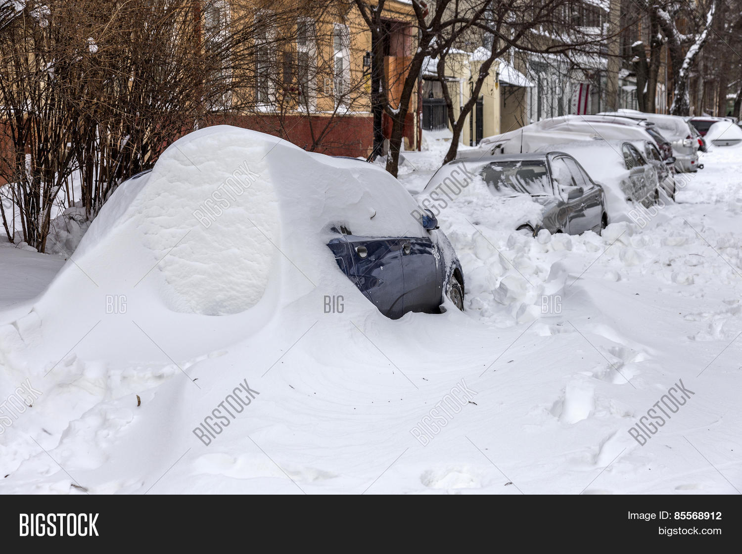 Odessa, Ukraine December 29, 2014 Natural Disasters, Snow Storm With